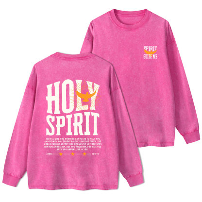 Spirit Guide Me Washed Long Sleeve T-Shirt