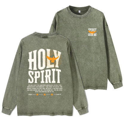 Spirit Guide Me Washed Long Sleeve T-Shirt