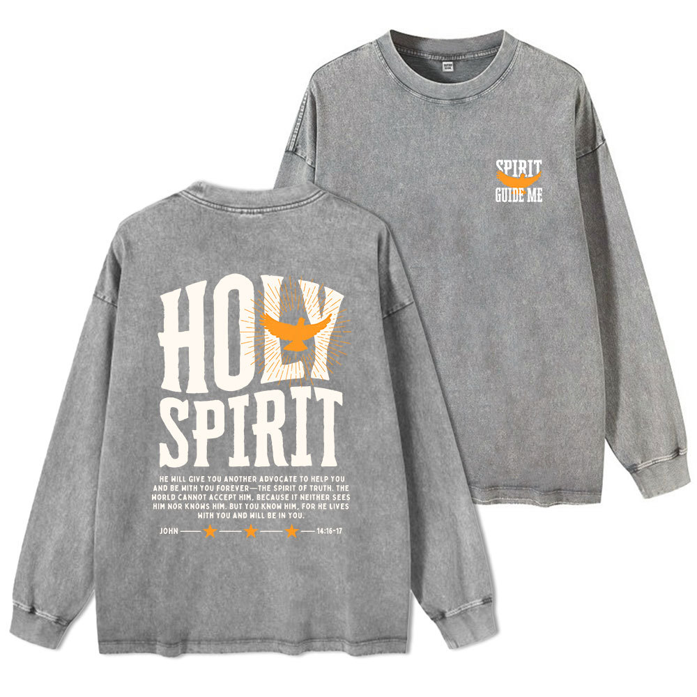 Spirit Guide Me Washed Long Sleeve T-Shirt