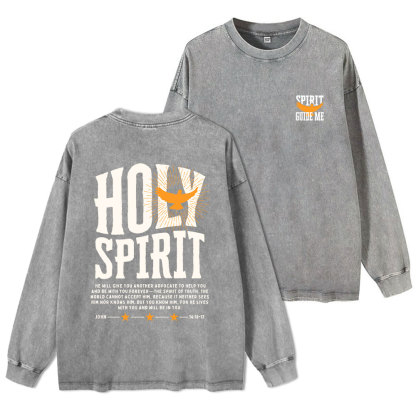 Spirit Guide Me Washed Long Sleeve T-Shirt