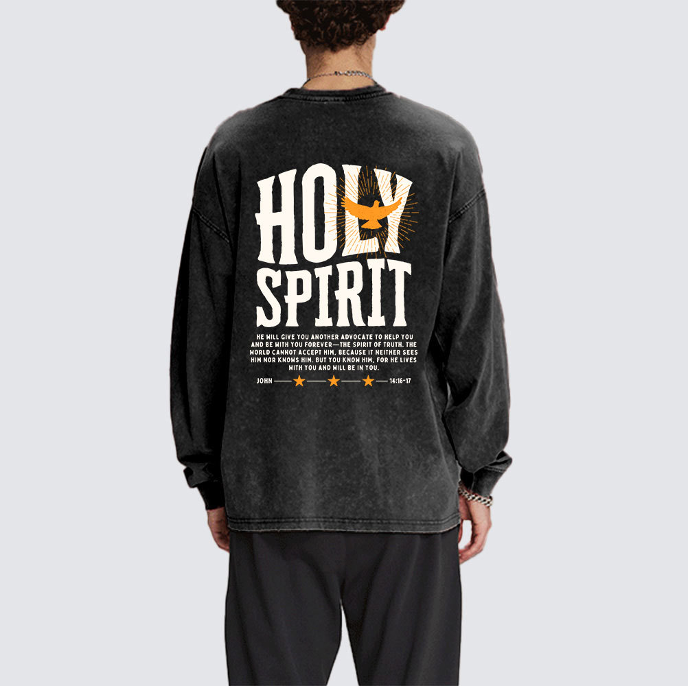 Spirit Guide Me Washed Long Sleeve T-Shirt