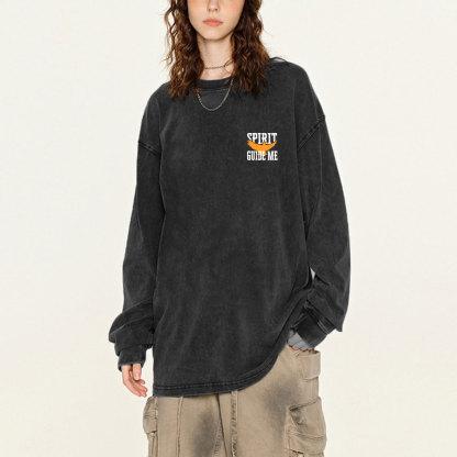 Spirit Guide Me Washed Long Sleeve T-Shirt