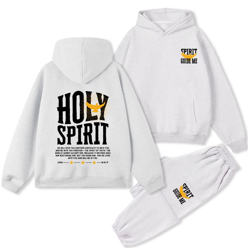 Spirit Guide Me Christian Premium Fleece Hoodie Set