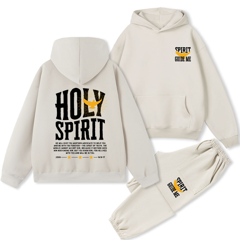 Spirit Guide Me Christian Premium Fleece Hoodie Set