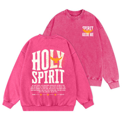 Spirit Guide Me Christian Washed Sweatshirt