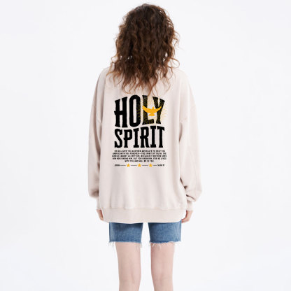 Spirit Guide Me Christian Washed Sweatshirt