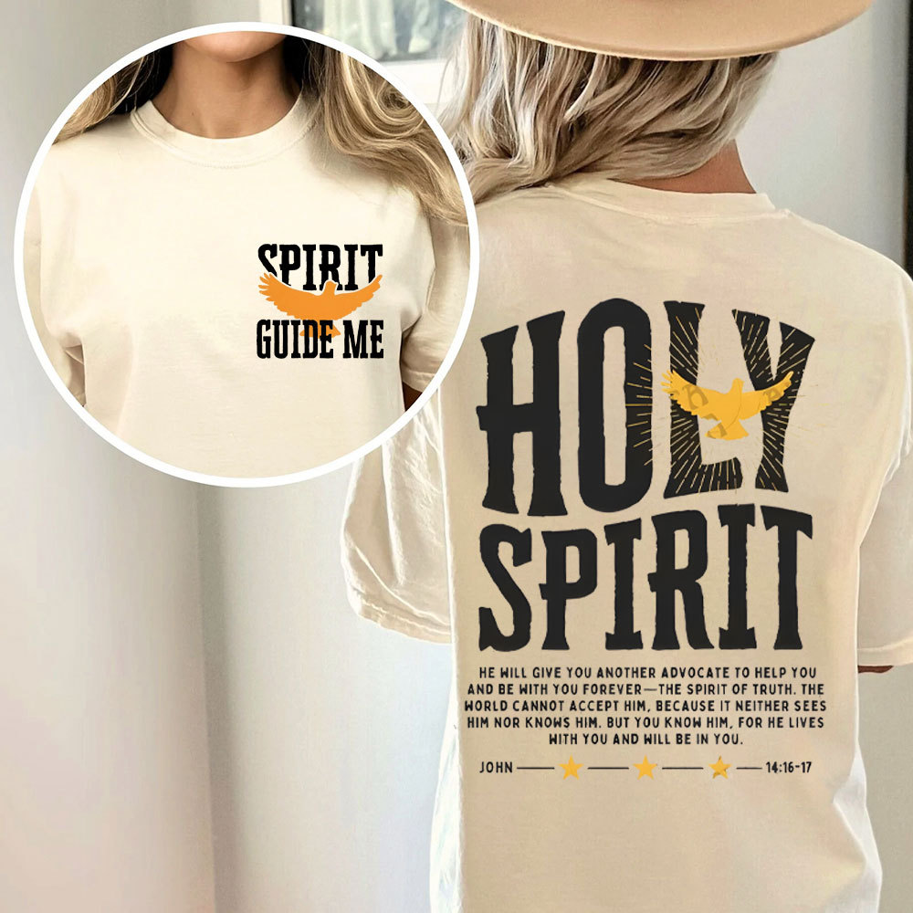Spirit Guide Me Christian Washed T-Shirt