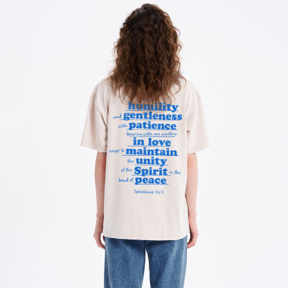 Spirit In The Bond Of Peace Christian Washed T-Shirt