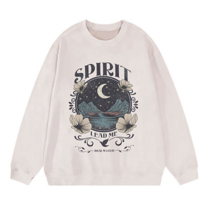 Spirit Lead Me Christian Washed Sweatshirt