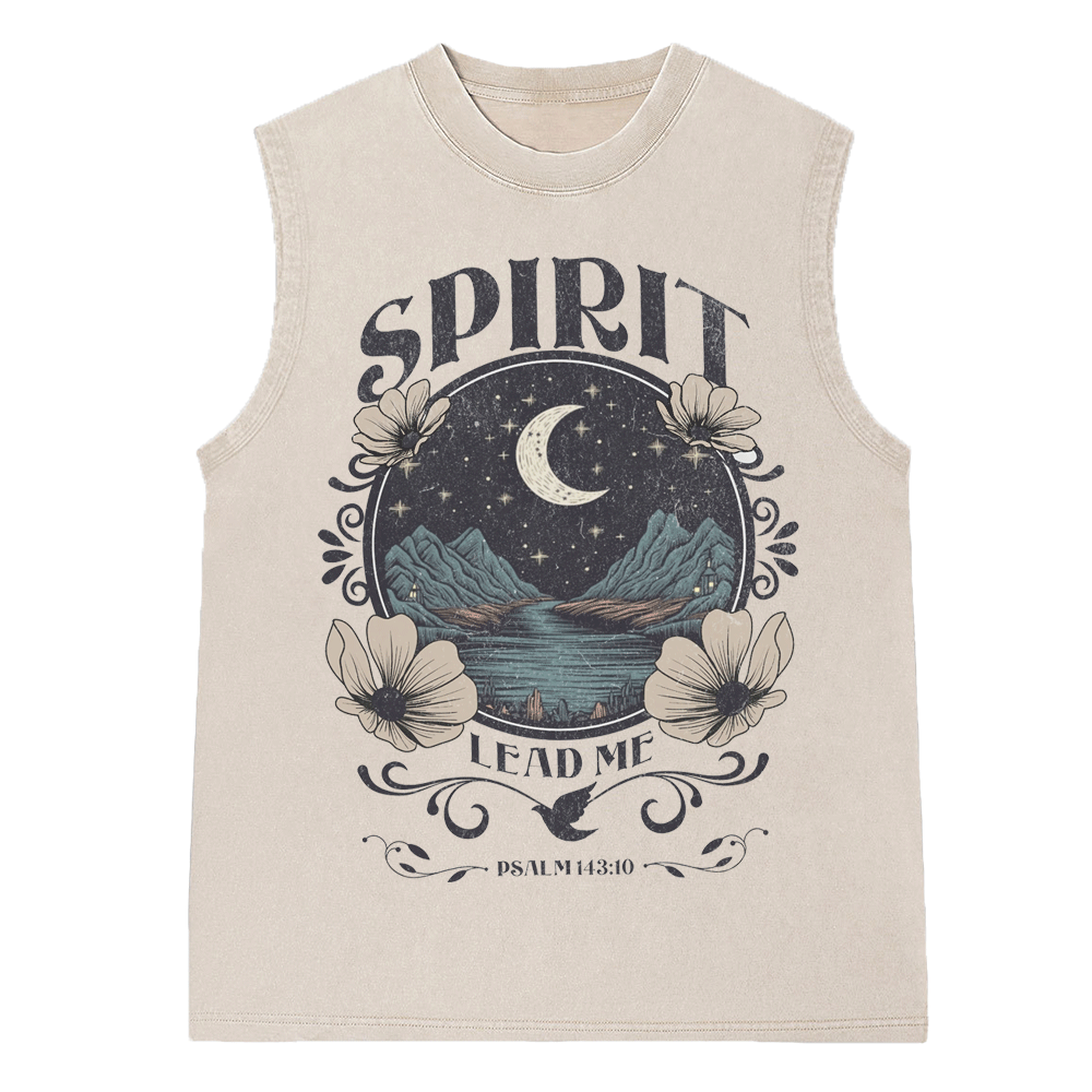 YHWH Christian Washed Sleeveless Tee Sale-GuidingCross