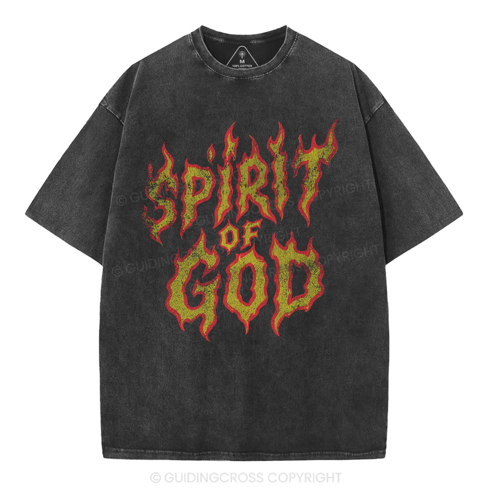 Spirit Of God Christian Washed T-Shirt