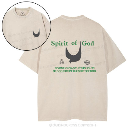 Spirit Of God Christian Washed T-Shirt