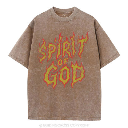 Spirit Of God Christian Washed T-Shirt