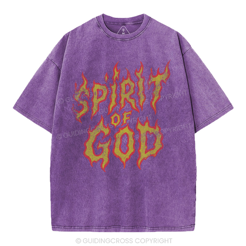 Spirit Of God Christian Washed T-Shirt
