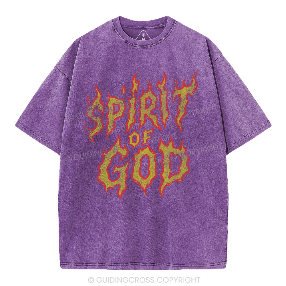 Spirit Of God Christian Washed T-Shirt