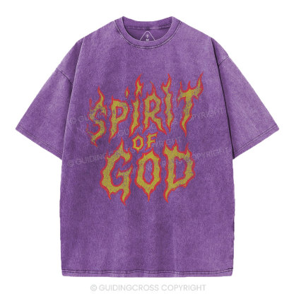 Spirit Of God Christian Washed T-Shirt