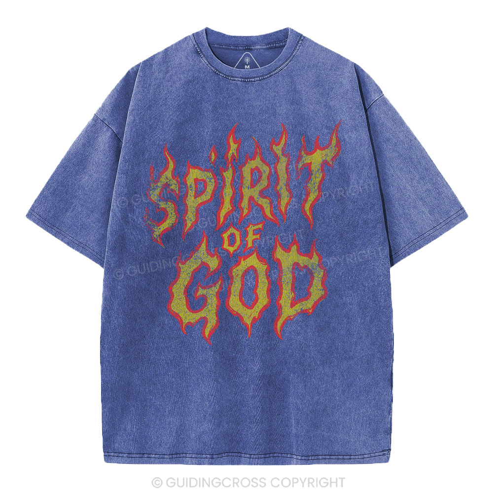 Spirit Of God Christian Washed T-Shirt