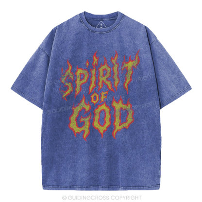 Spirit Of God Christian Washed T-Shirt