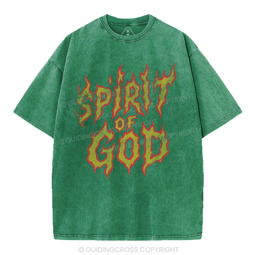 Spirit Of God Christian Washed T-Shirt