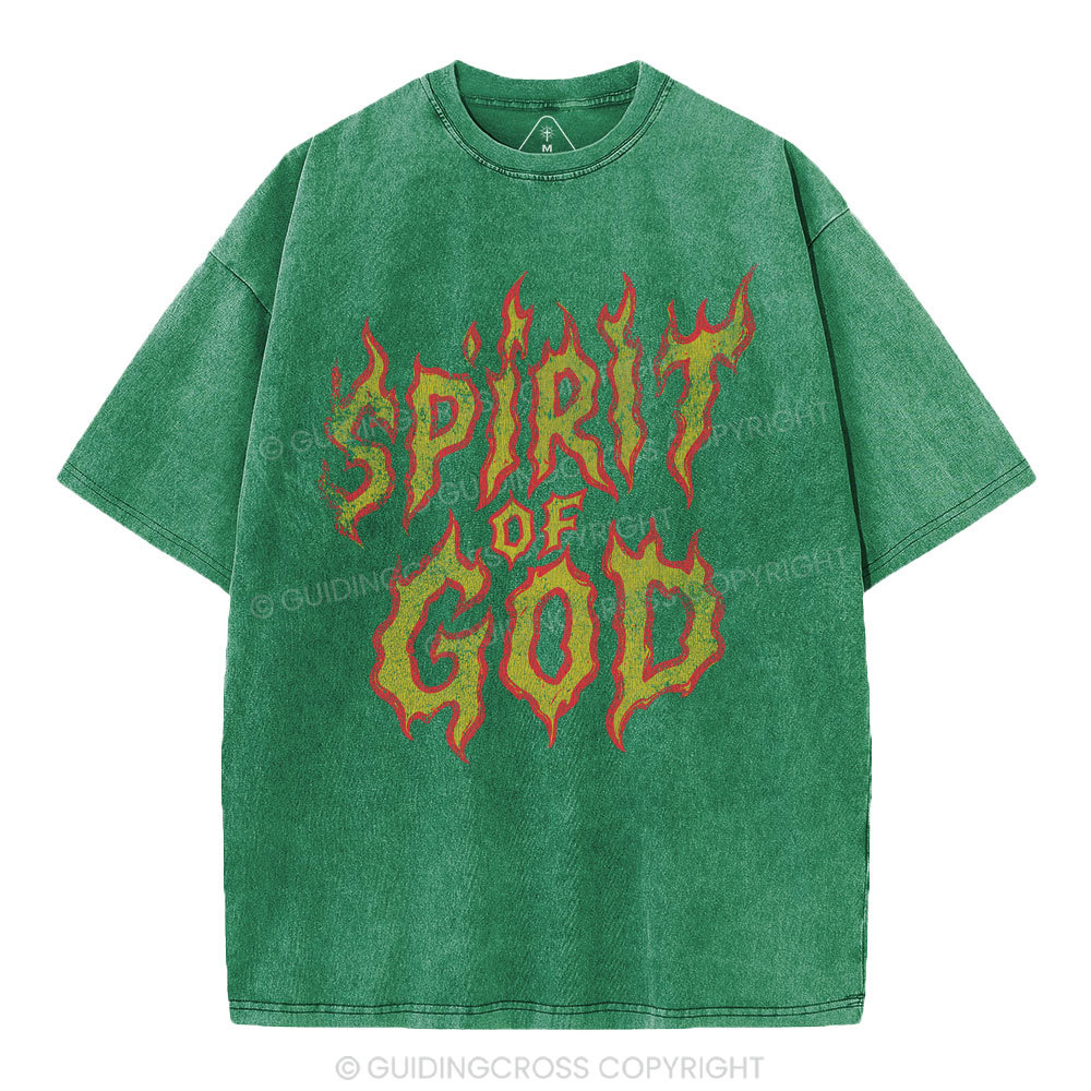 Spirit Of God Christian Washed T-Shirt