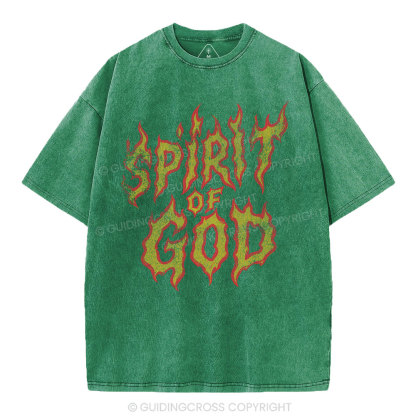 Spirit Of God Christian Washed T-Shirt