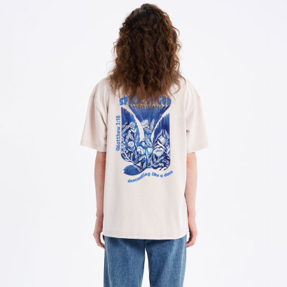 Spirit Of God Dove Christian Washed T-Shirt