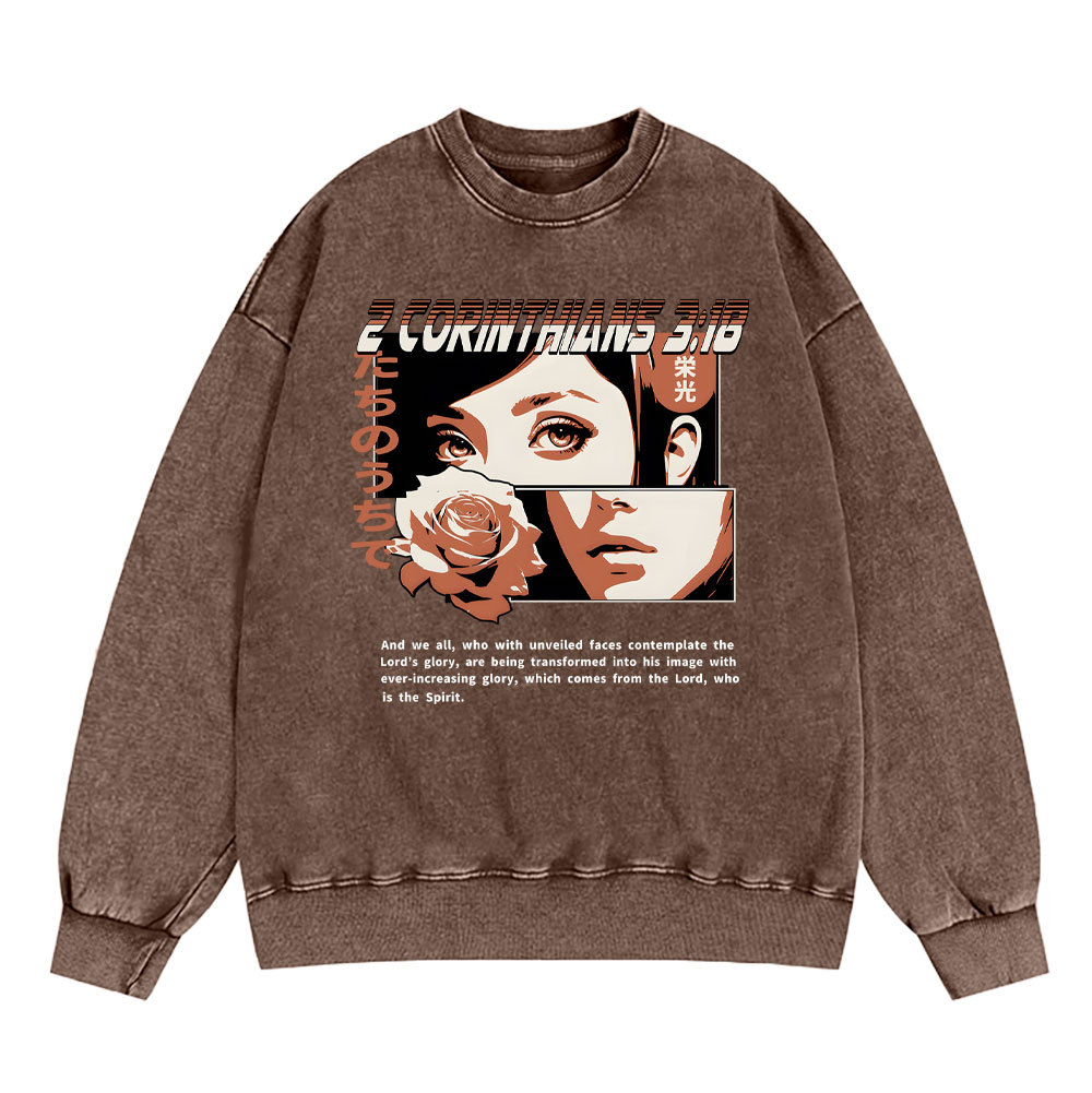 Spirit Of The Lord Chirstian Washed Sweatshirt