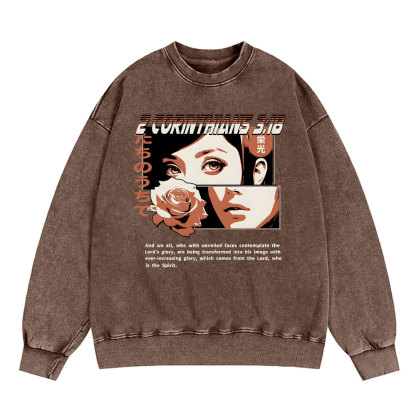Spirit Of The Lord Chirstian Washed Sweatshirt