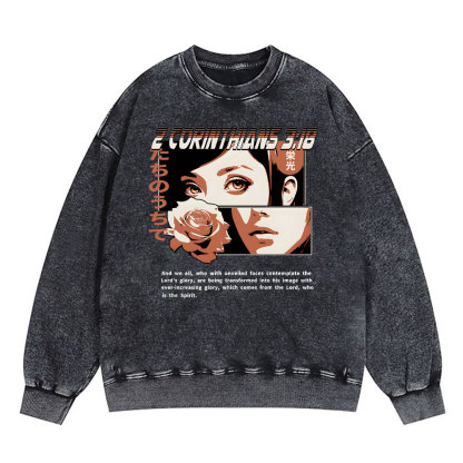Spirit Of The Lord Chirstian Washed Sweatshirt