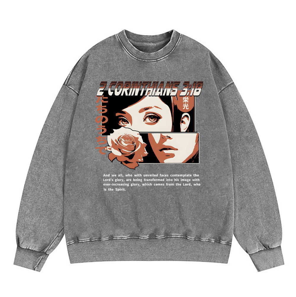 Spirit Of The Lord Chirstian Washed Sweatshirt