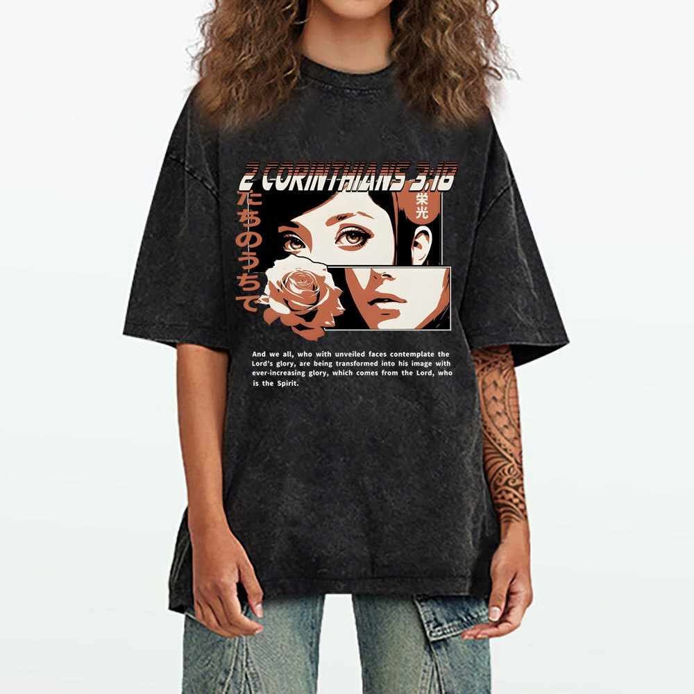 Spirit Of The Lord Chirstian Washed T-Shirt