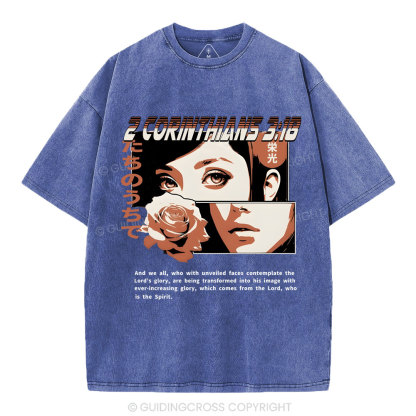 Spirit Of The Lord Chirstian Washed T-Shirt