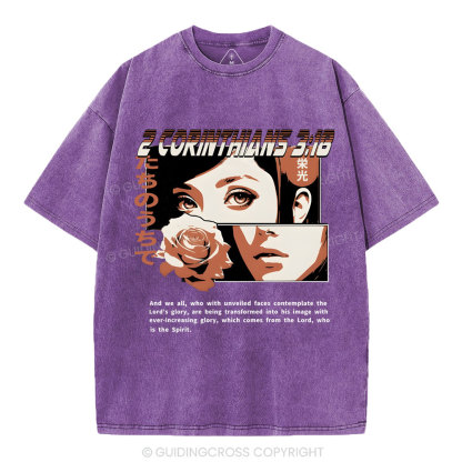 Spirit Of The Lord Chirstian Washed T-Shirt