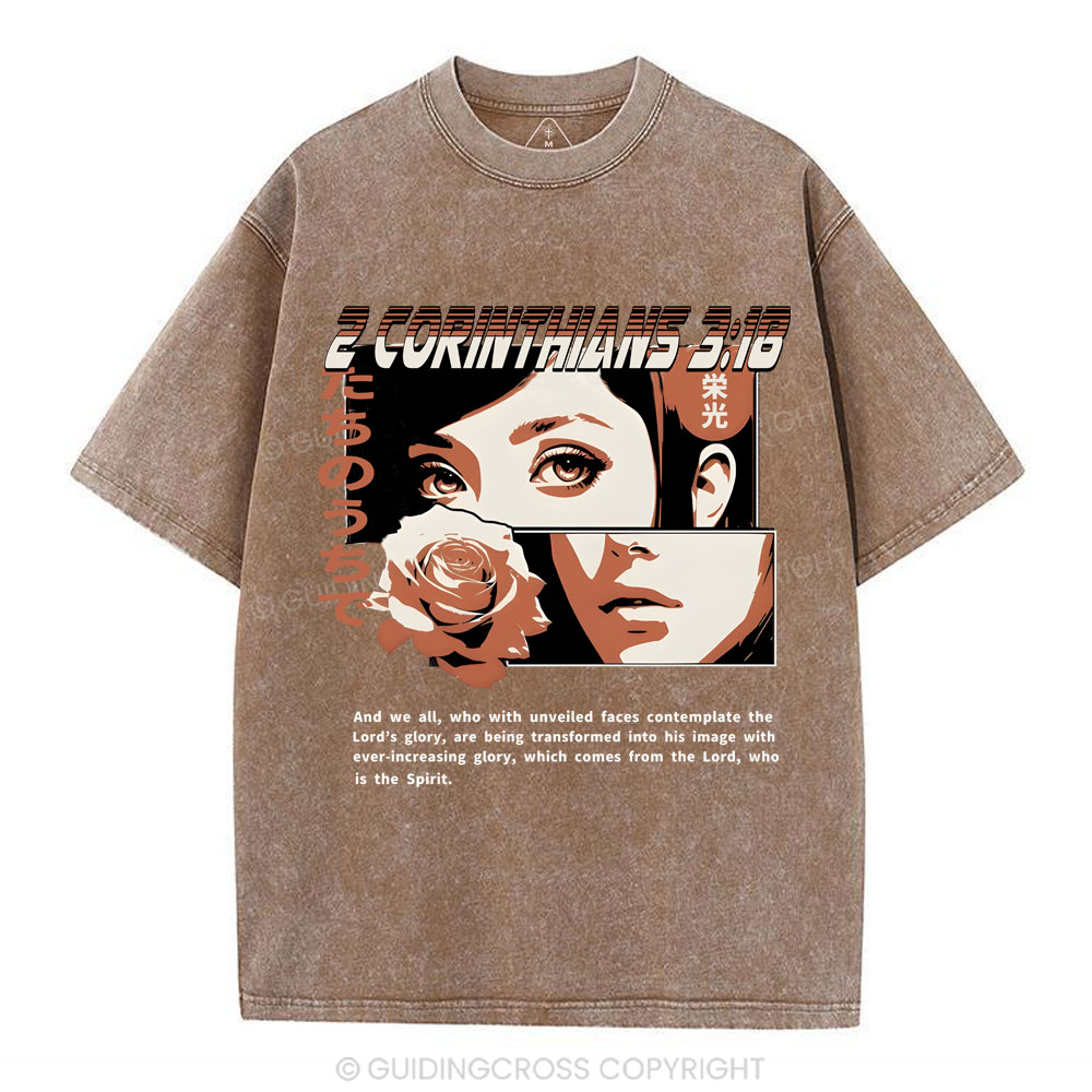 Spirit Of The Lord Chirstian Washed T-Shirt