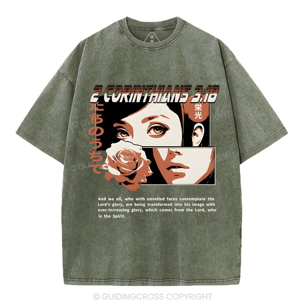 Spirit Of The Lord Chirstian Washed T-Shirt