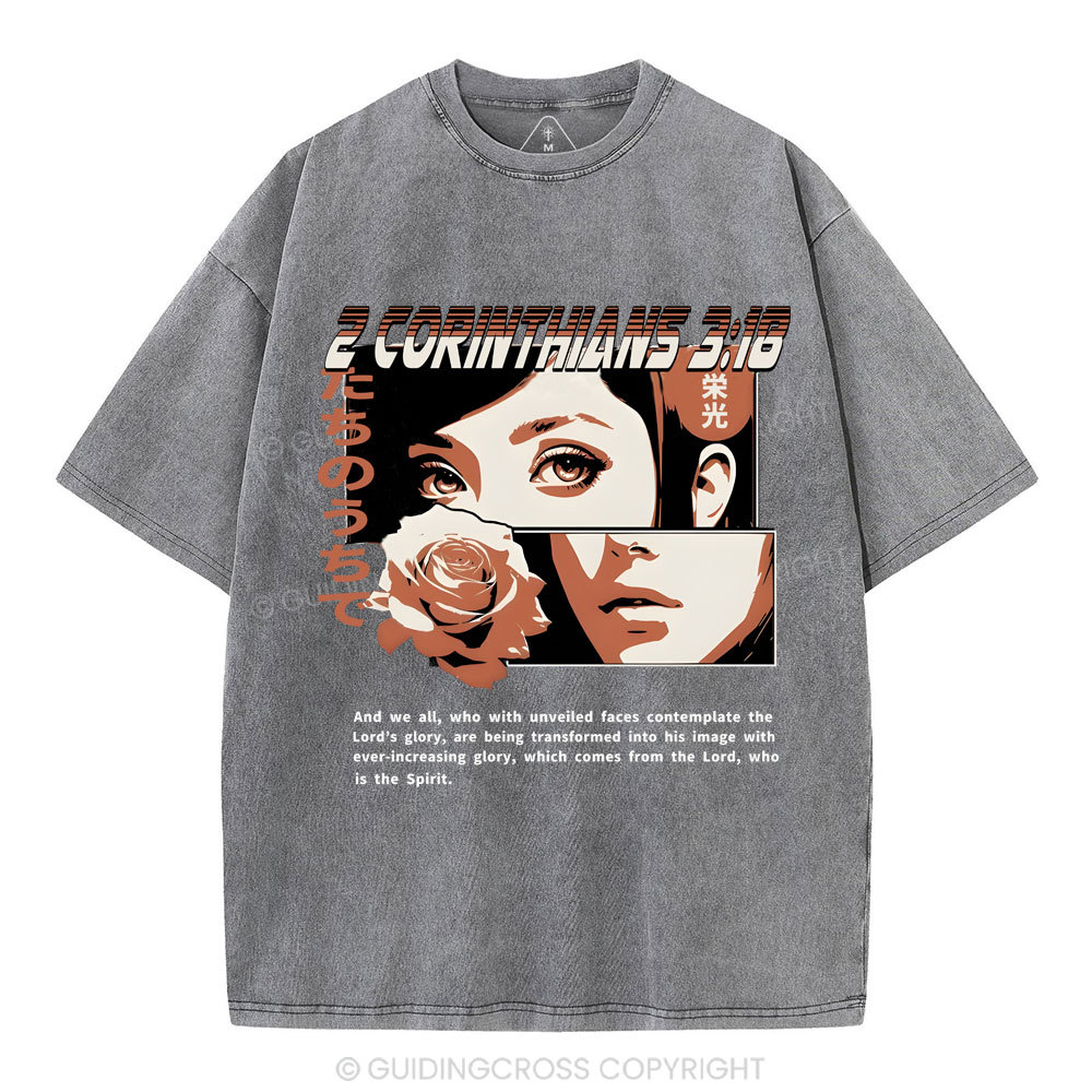 Spirit Of The Lord Chirstian Washed T-Shirt