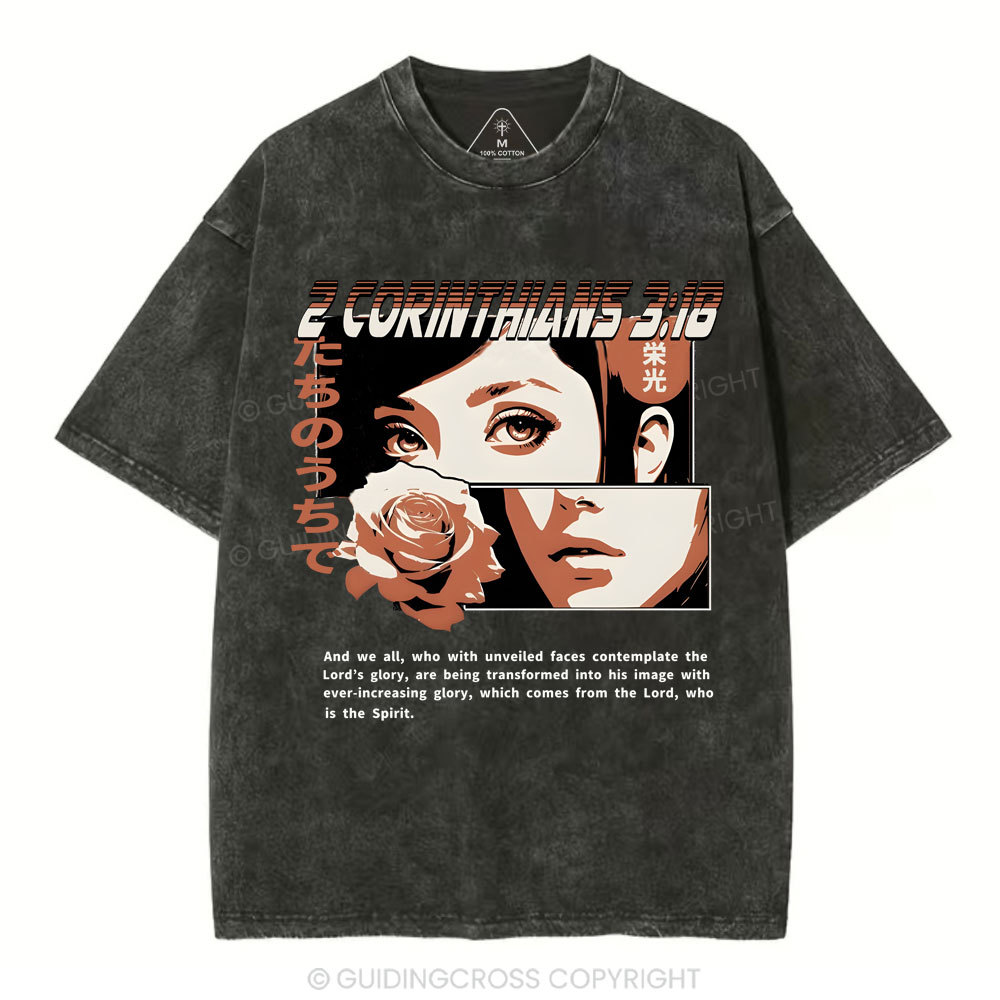 Spirit Of The Lord Chirstian Washed T-Shirt