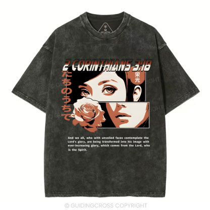 Spirit Of The Lord Chirstian Washed T-Shirt