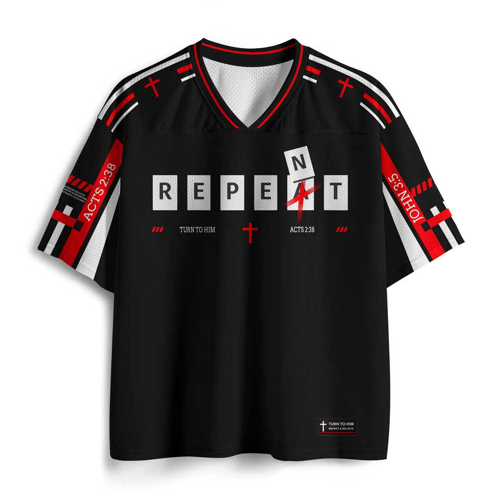 Spiritual Baptism Christian Mesh Jersey