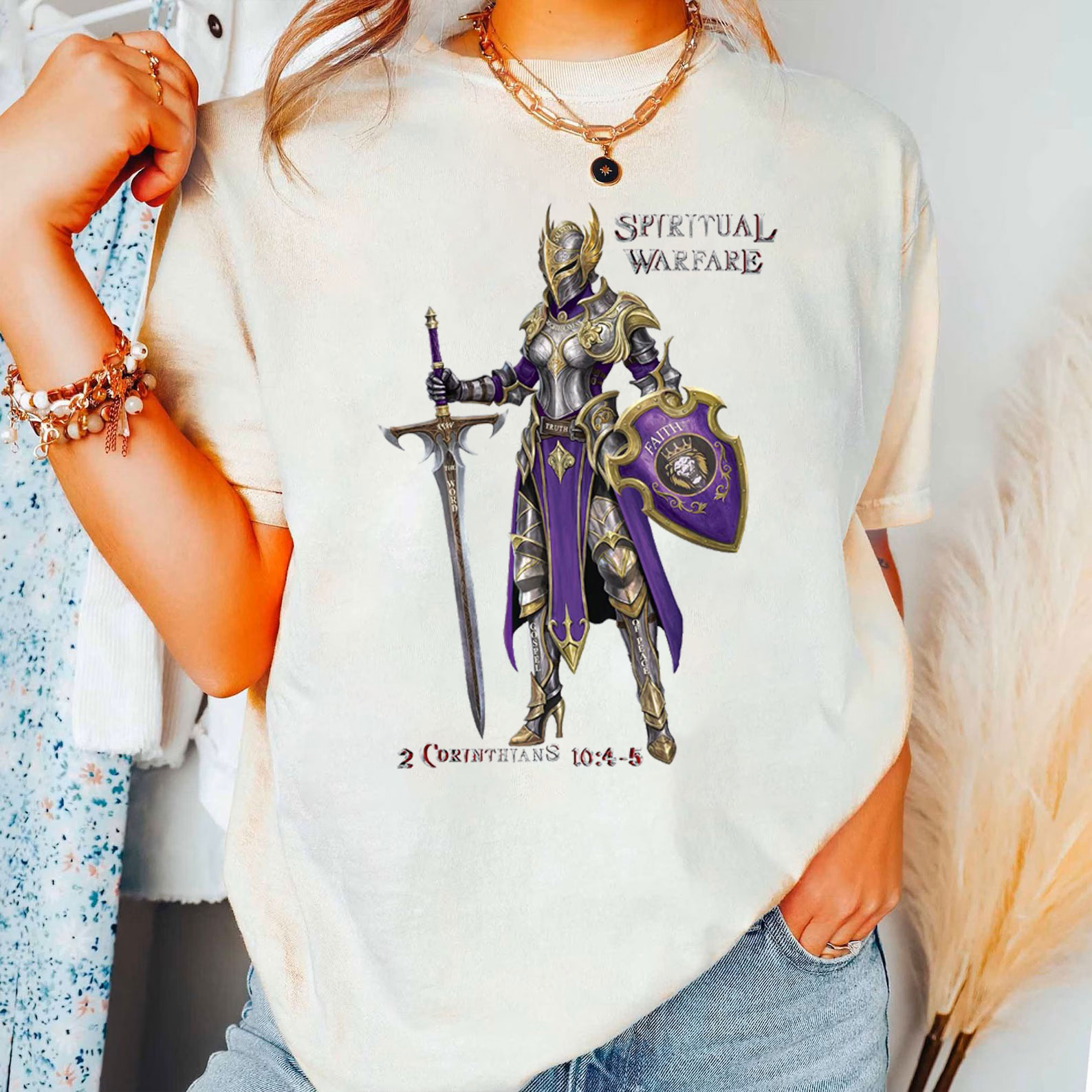 Spiritual Warfare Christian T-Shirt