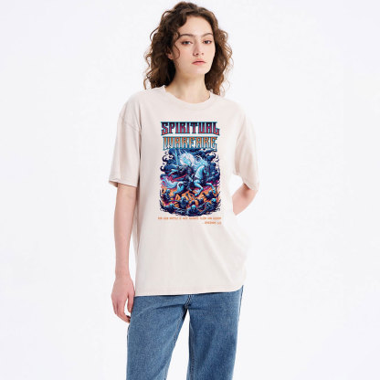 Spiritual Warfare Christian Washed T-Shirt