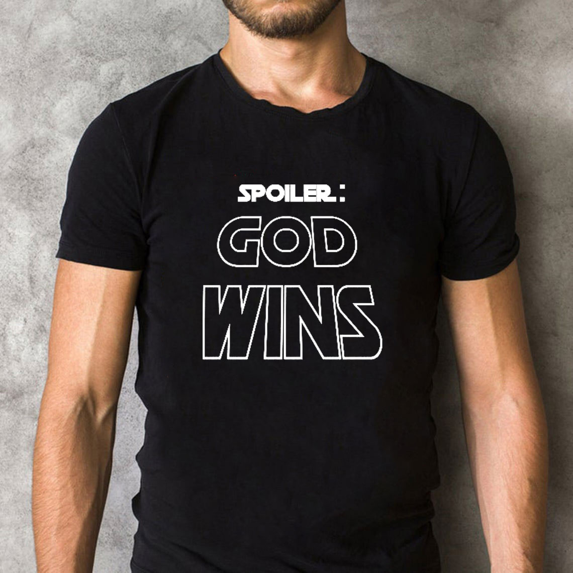 Spoiler God Wins Christian T-Shirt