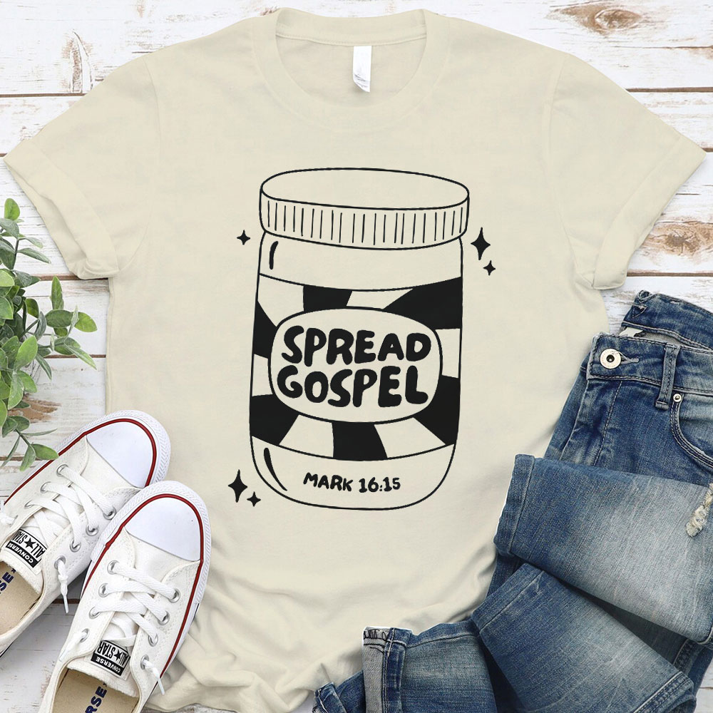 Spread Gospel Mark 16：15 Christian T-Shirt