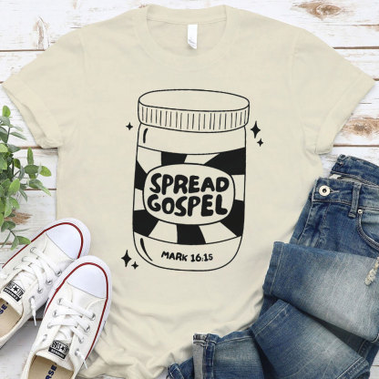 Spread Gospel Mark 16：15 Christian T-Shirt