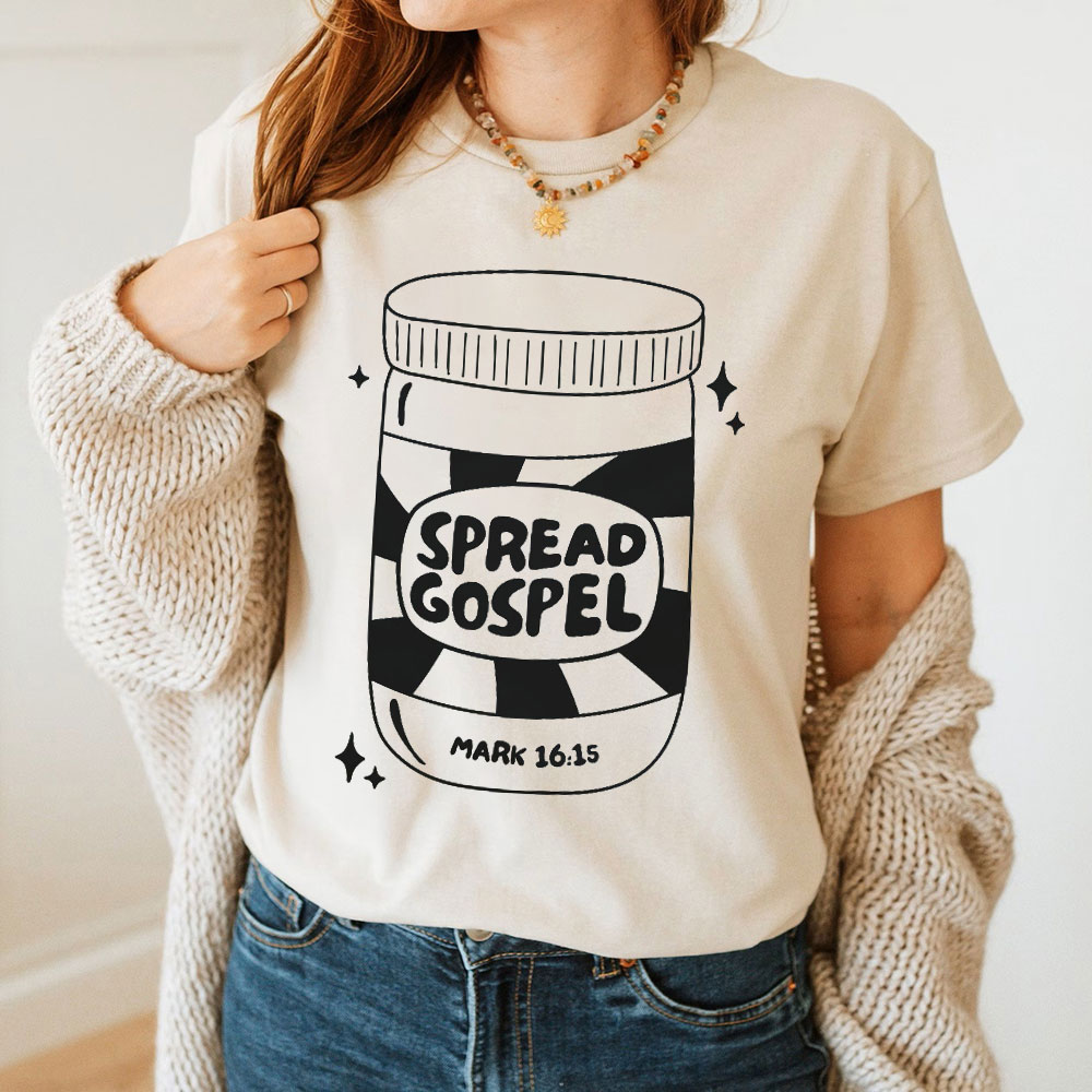 Spread Gospel Mark 16：15 Christian T-Shirt