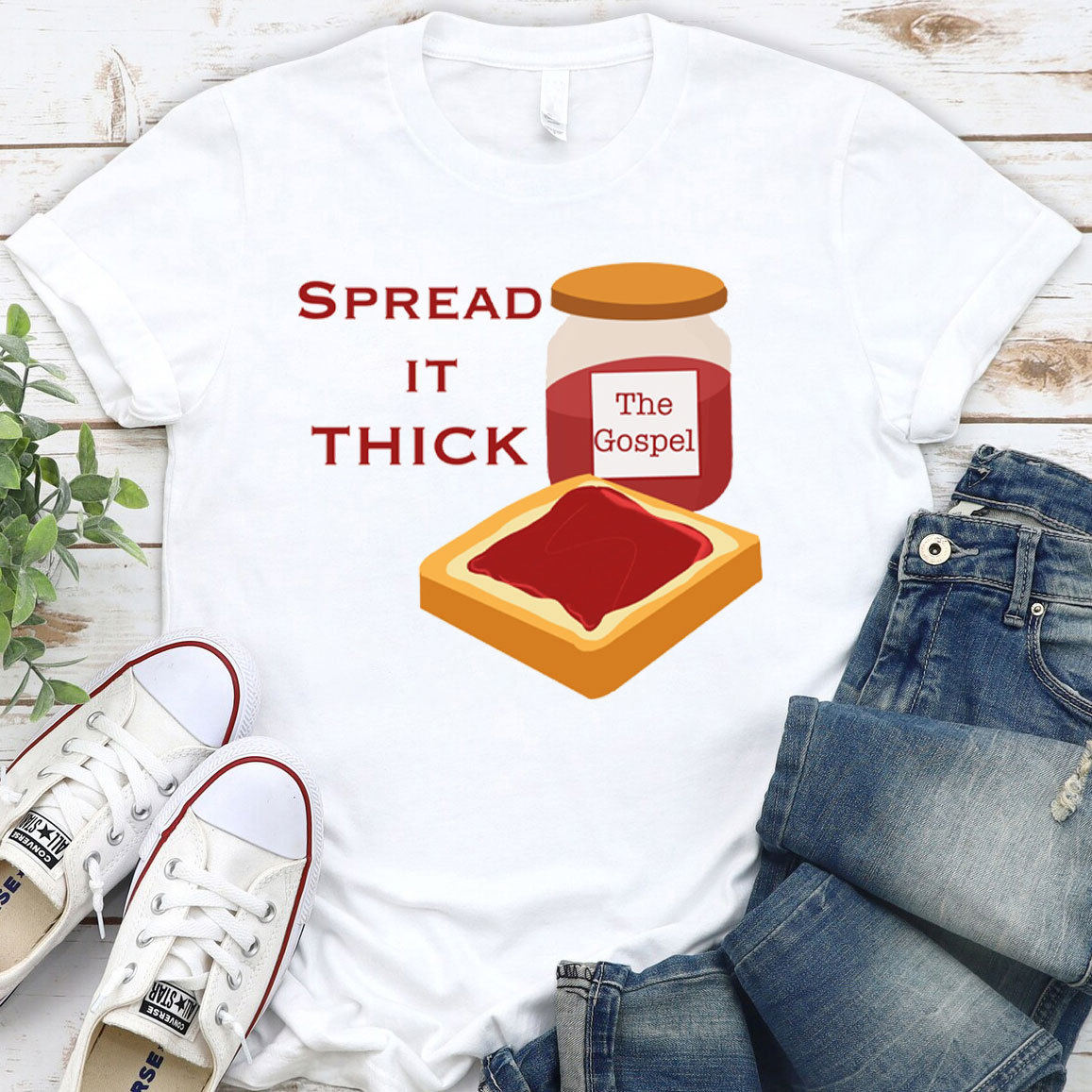 Spread It Thick Christian T-Shirt