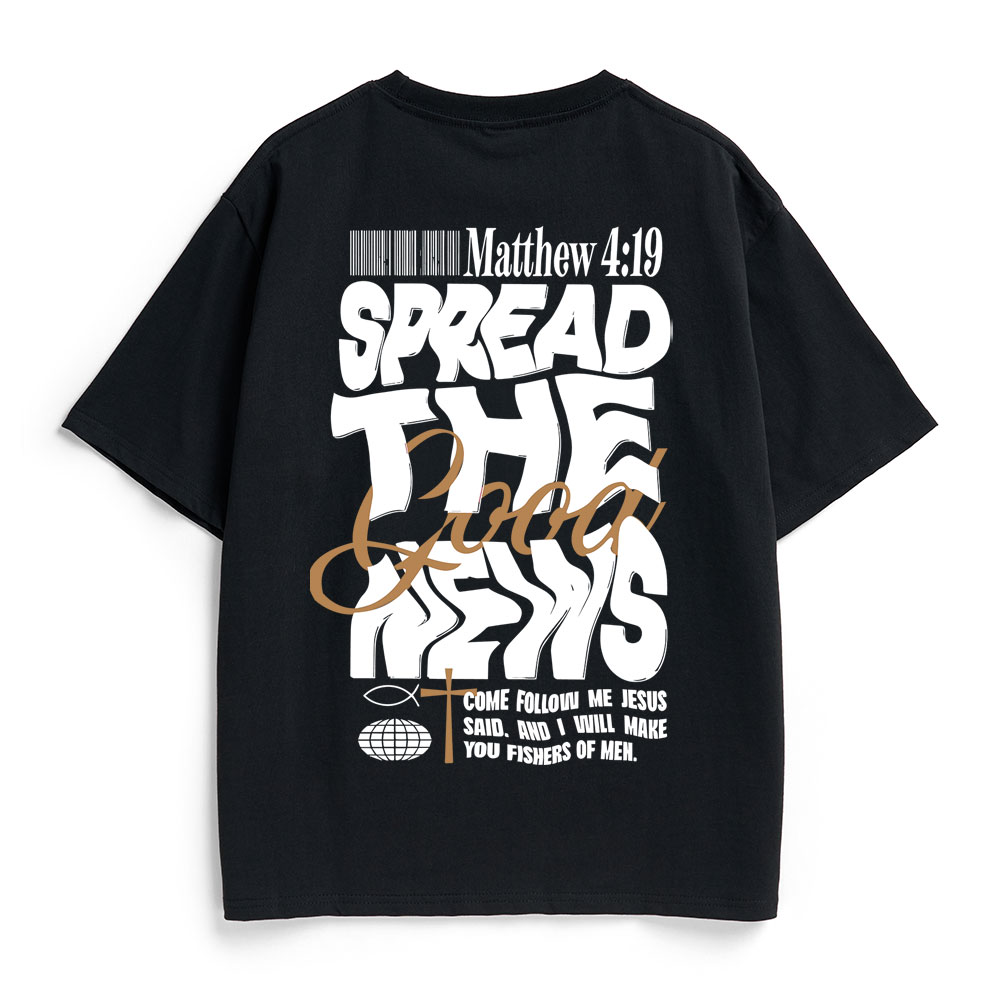 Spread The Good News Christian Heavy Cotton T-Shirt