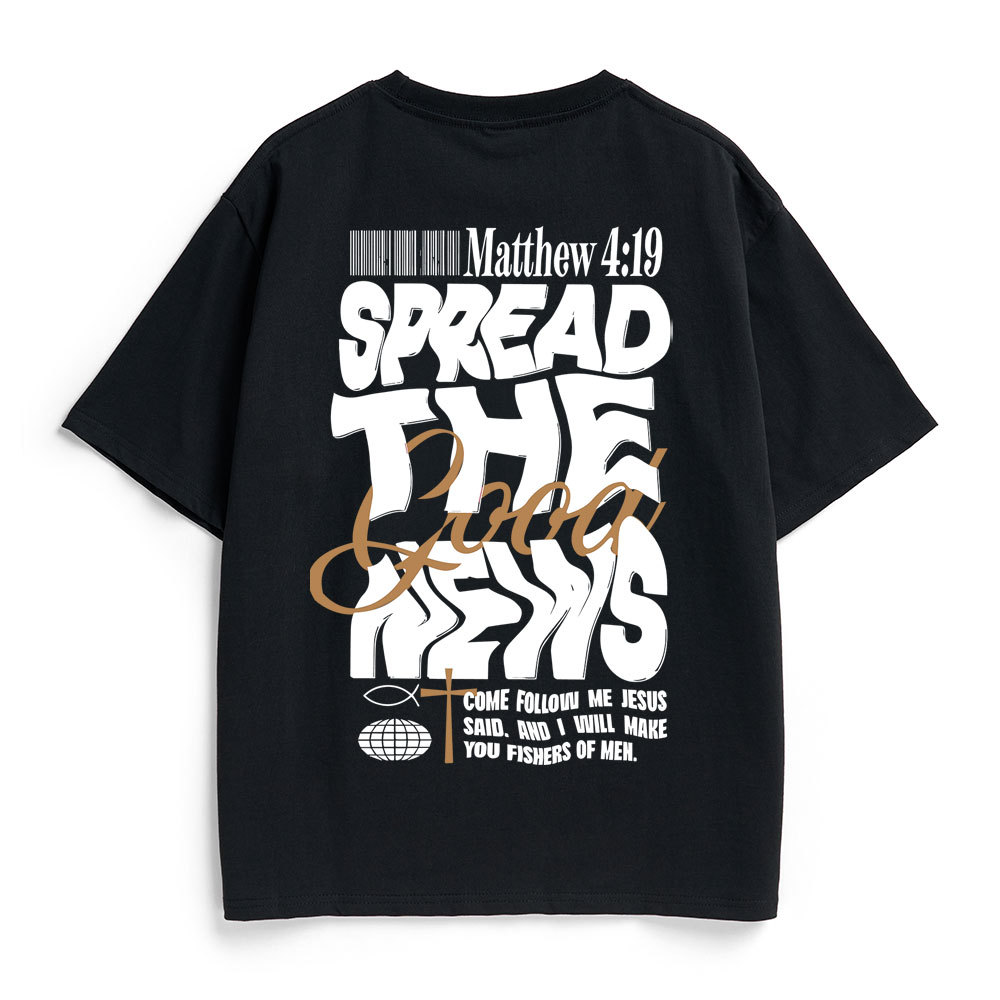 Spread The Good News Christian Heavy Cotton T-Shirt