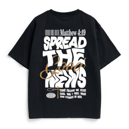 Spread The Good News Christian Heavy Cotton T-Shirt
