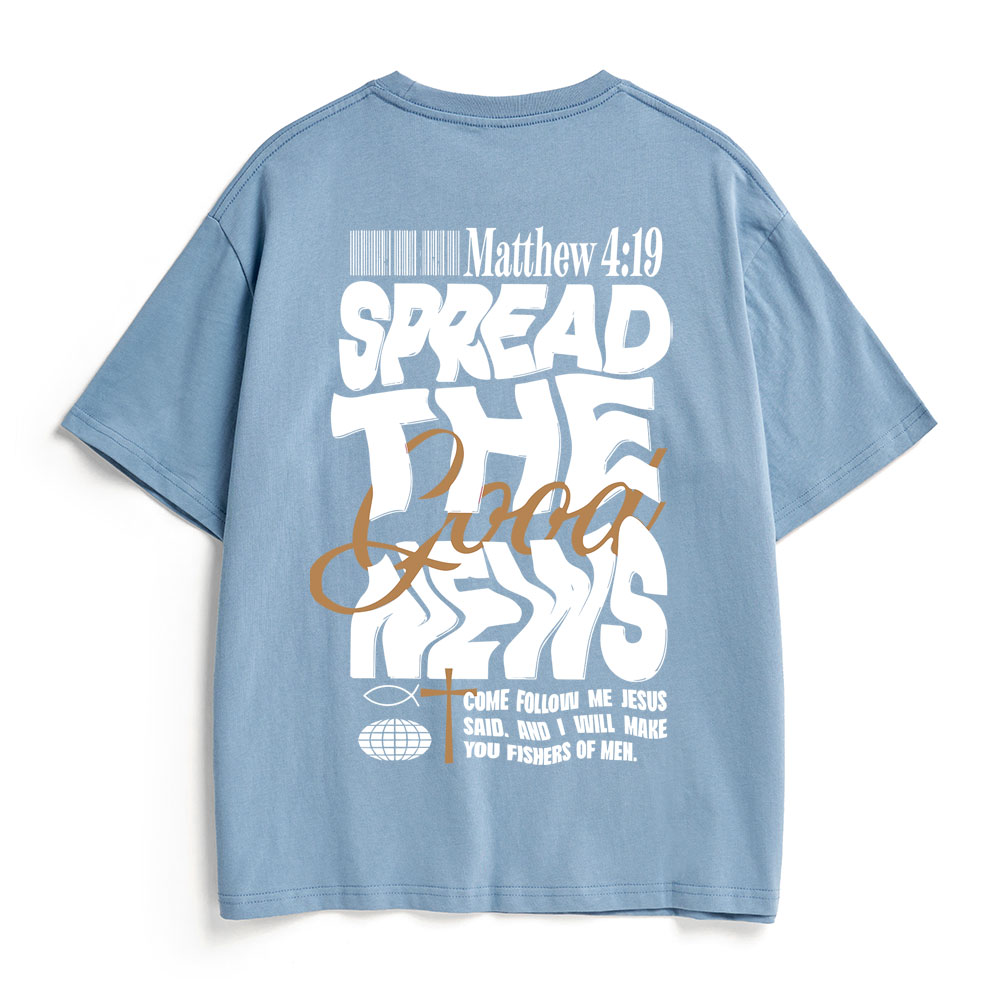 Spread The Good News Christian Heavy Cotton T-Shirt